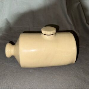 Vintage Pottery Stoneware Bed Foot Warmer Jug